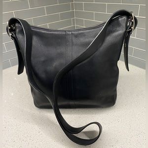 COACH Leather Legacy Slim Duffle Shoulder Bag